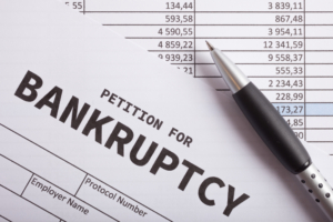 Bankruptcy Lawyer Tempe, AZ - Close-up of a bankruptcy petition